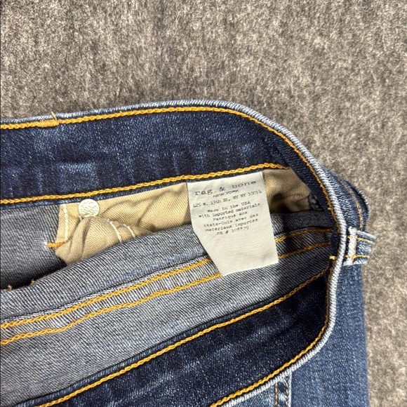 Rag & Bone Blue Skinny Jeans Distressed Casual - Picture 9 of 10